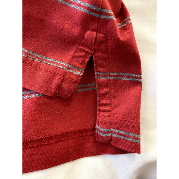 Vintage Fairway & Greene Polo Golf Shirt Mens LARGE Striped Red Cotton - Picture 8 of 15